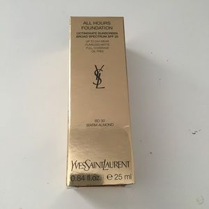 YSL all hours foundation in BD30 warm almond